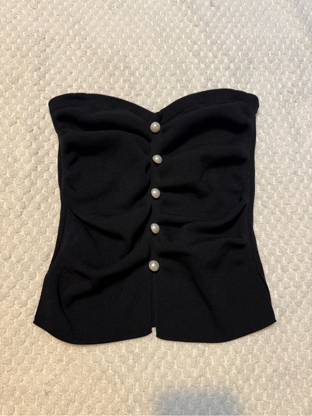 CIDER black strapless top